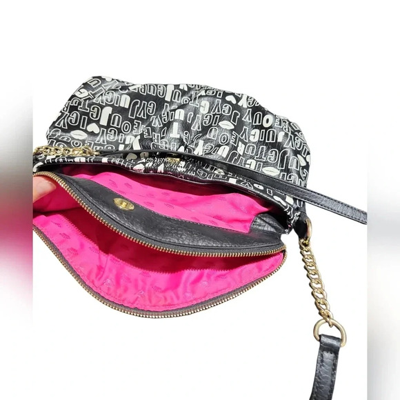 Juicy Couture Traveler Crossbody Bag Vintage Y2K Monogram Logo, Adjustable Strap - Picture 11 of 13